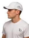 Embroidered White Cap