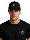 Embroidered Black Cap